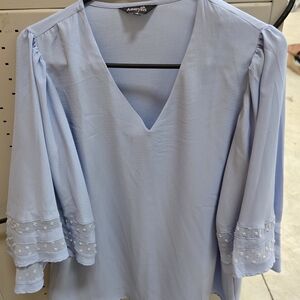 Amaryllis Light Blue Top